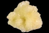Fluorescent Calcite Crystal Cluster on Barite - Morocco #109237-1